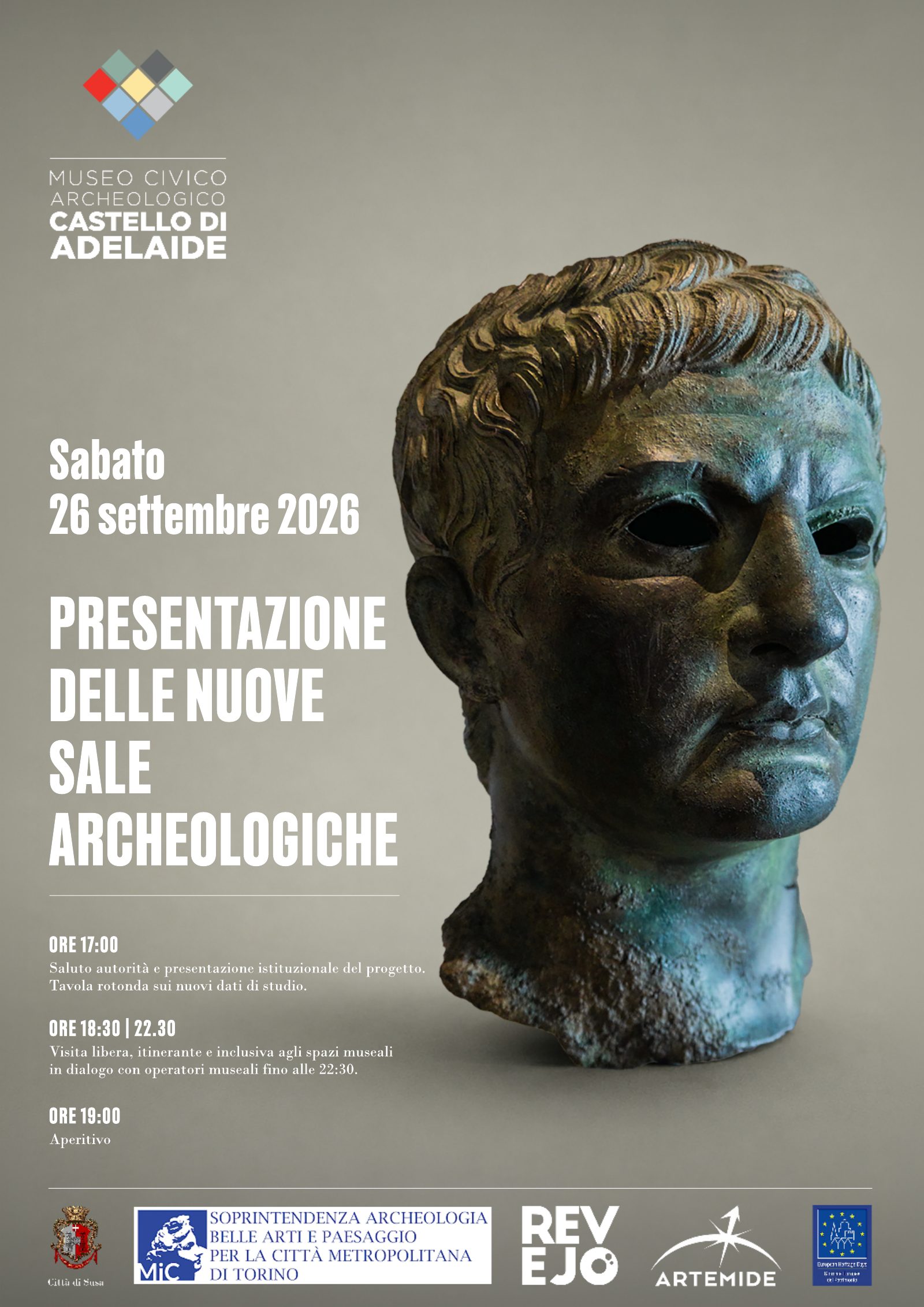 Locandina Dal Neolitico a Segusio: le nuove sale archeologiche del Museo di Susa